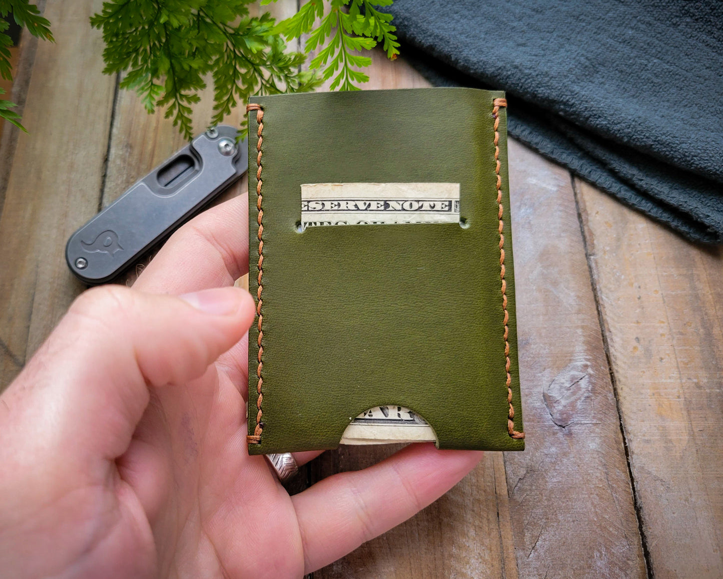 Cutler ultralight wallet | Pine Green