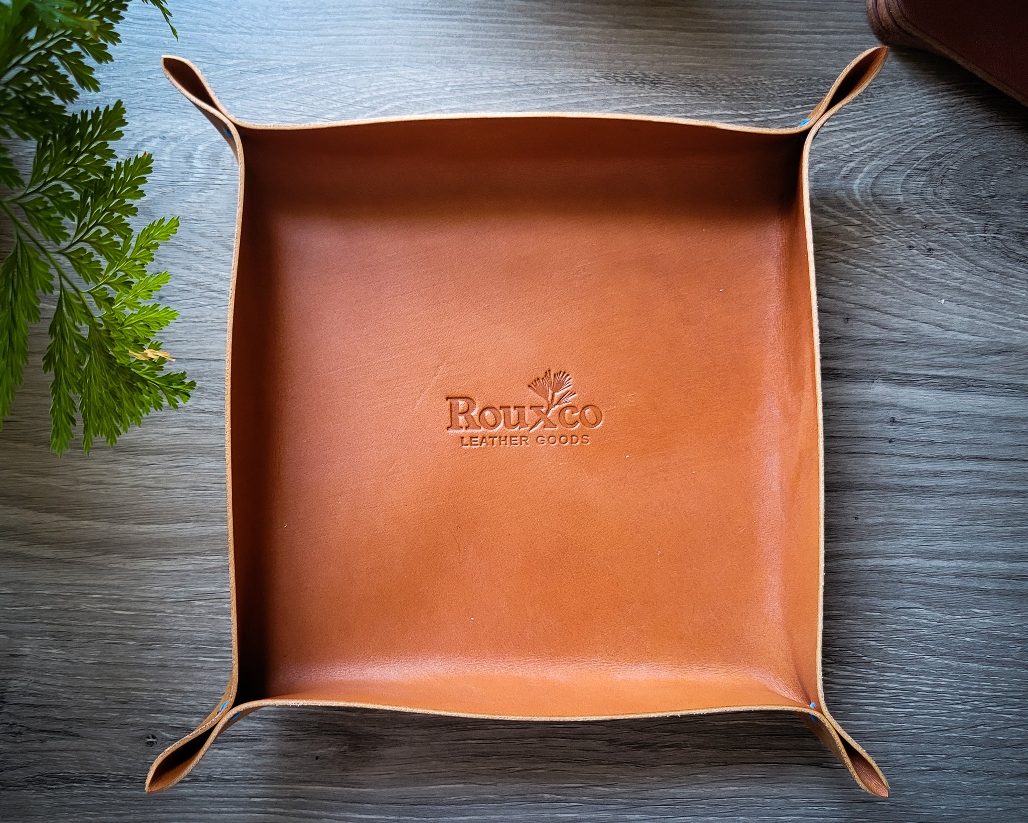 Custom EDC Valet Tray | Rouxco Leather