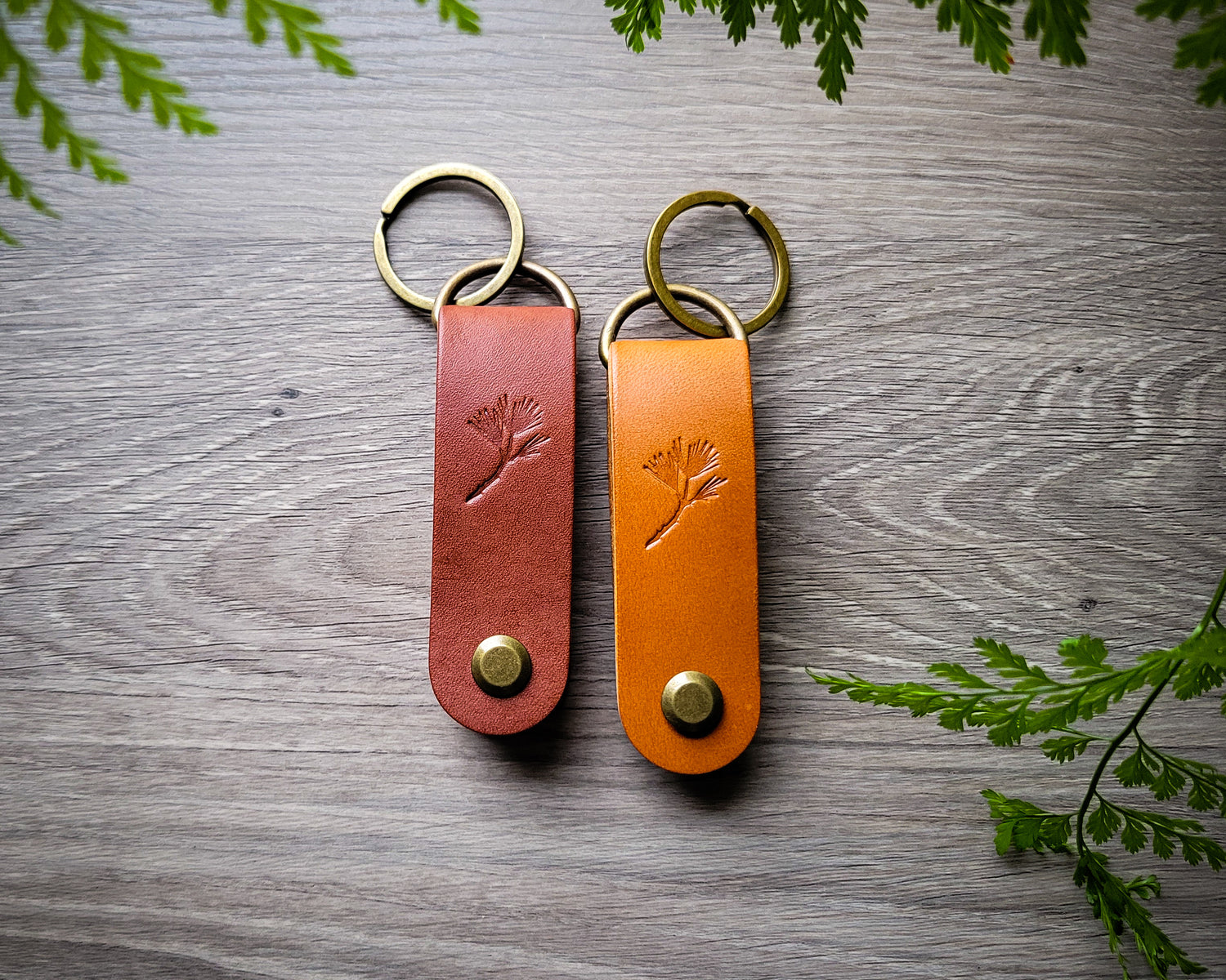 Handmade leather EDC key organizer