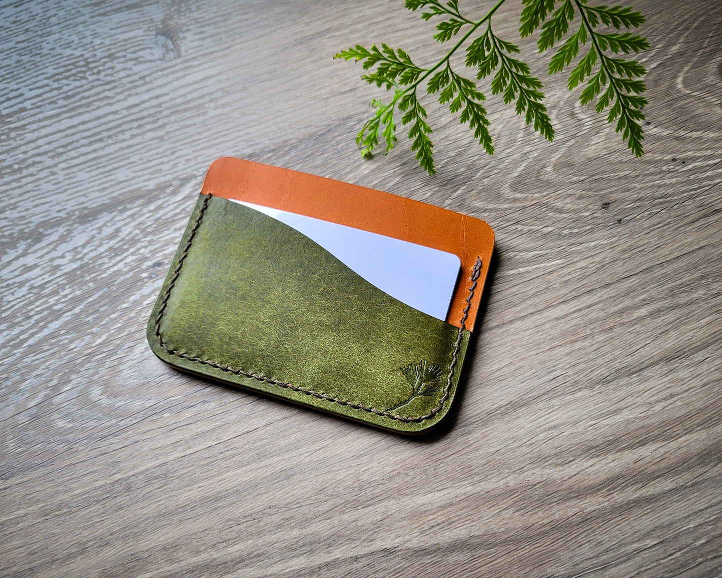 Custom Brighton minimalist wallet